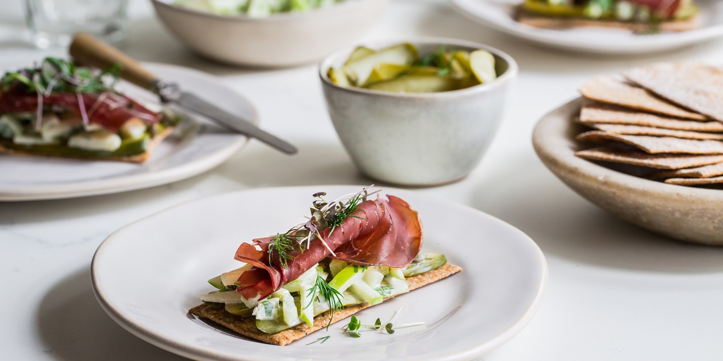 Bresaola with Apple Remoulade Recipe - Great British Chefs