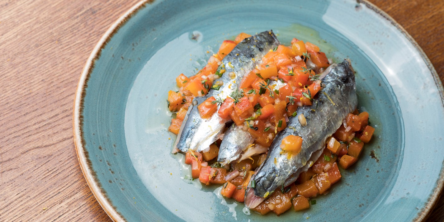 LemonMarinated Sardines Recipe Great British Chefs