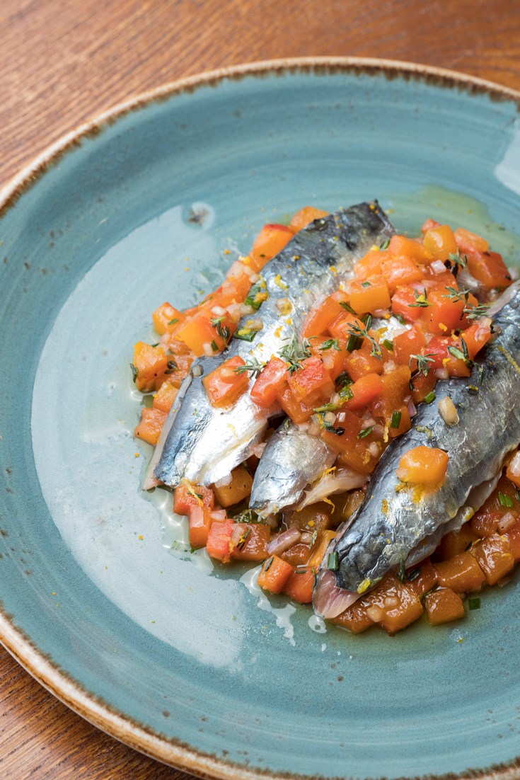 LemonMarinated Sardines Recipe Great British Chefs
