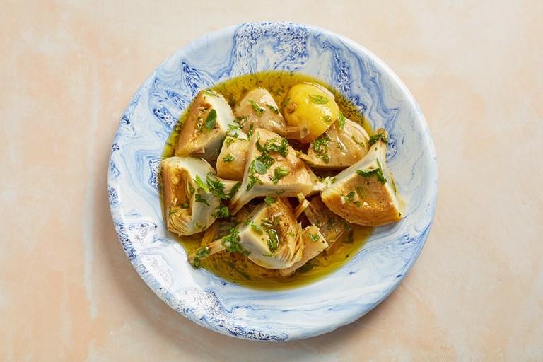 Carciofi alla Romana Recipe Roman Marinated Artichokes Great