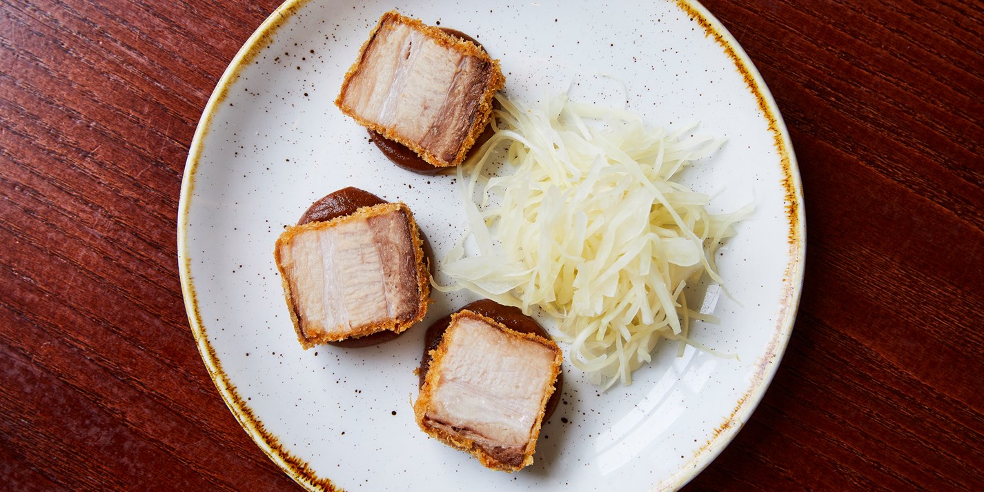 Crispy Pork Belly Canape Recipe - Great British Chefs