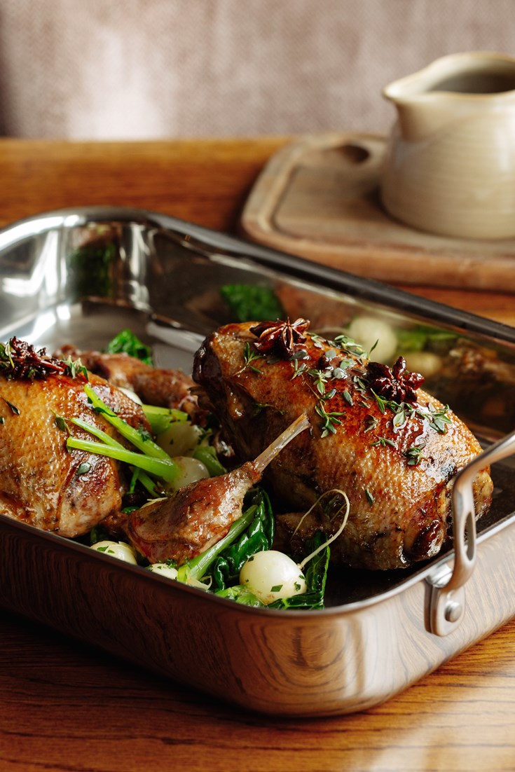 Glazed Roasted Mallard Recipe - Great British Chefs