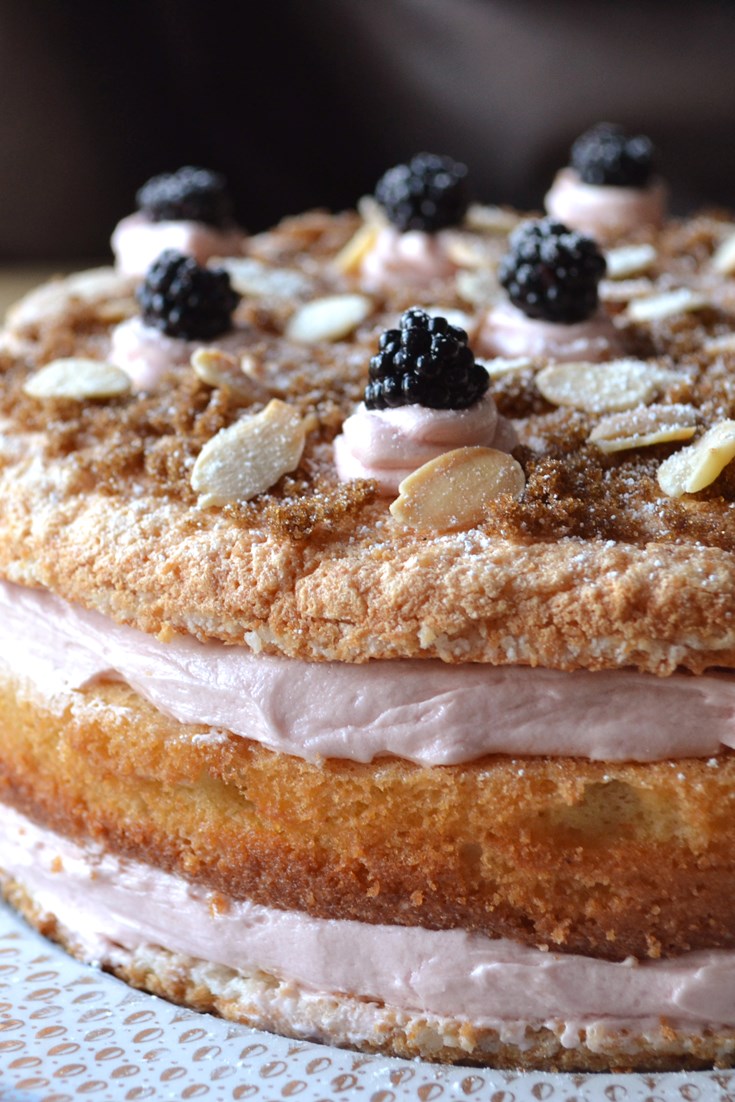 Blackberry Zuger Kirschtorte Recipe - Great British Chefs Blackberry Zuger Kirschtorte Recipe - Great British Chefs