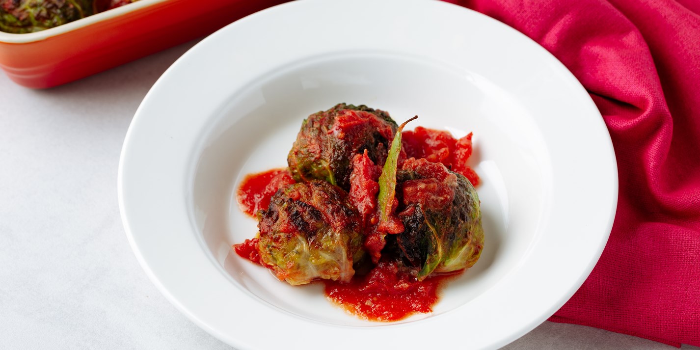 Beef-Stuffed Cabbage Rolls Recipe - Great British Chefs