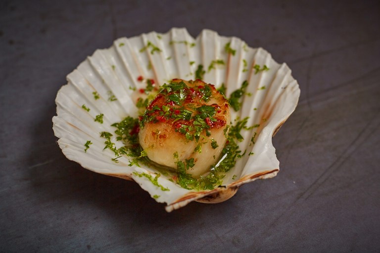 Scallop, Coriander and Lime Canapés Recipe Great British Chefs
