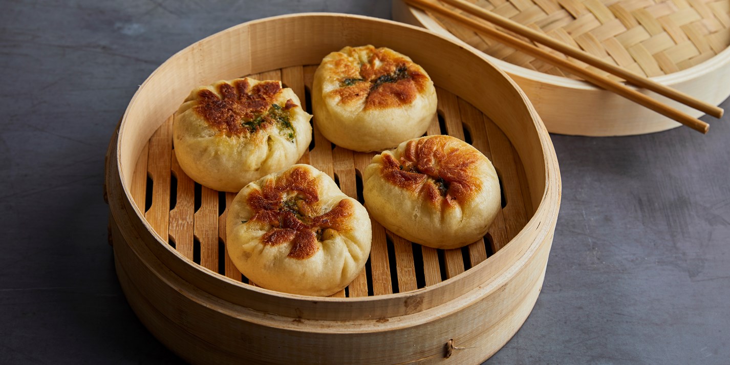 Chive and Mushroom Bao Recipe Great British Chefs