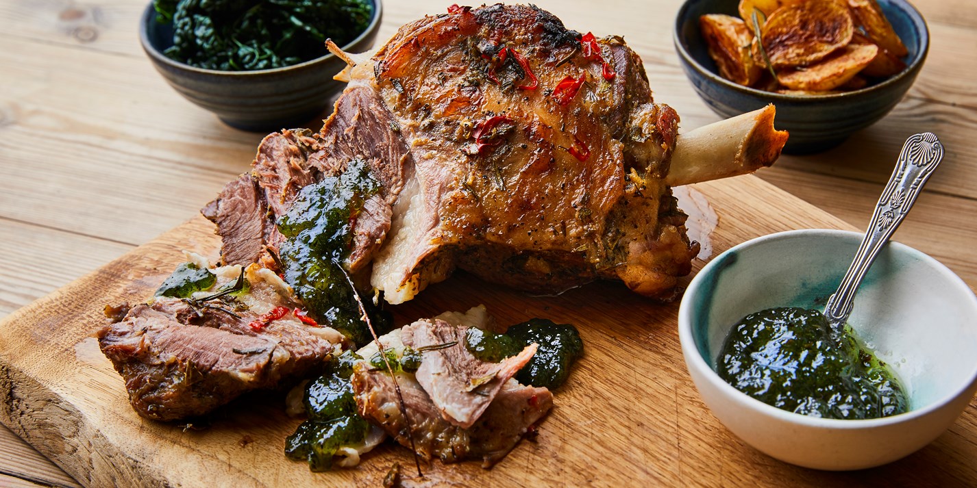 Chilli-Mariated Roast Lamb Shoulder Recipe - Great British Chefs