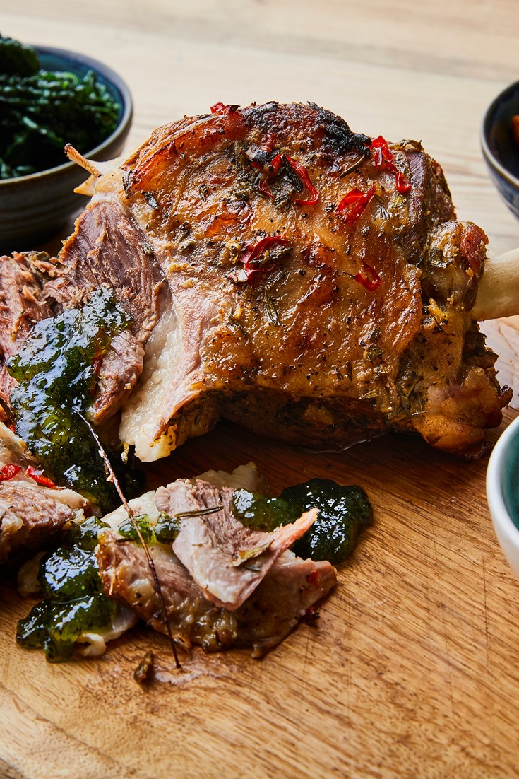 Chilli-Mariated Roast Lamb Shoulder Recipe - Great British Chefs