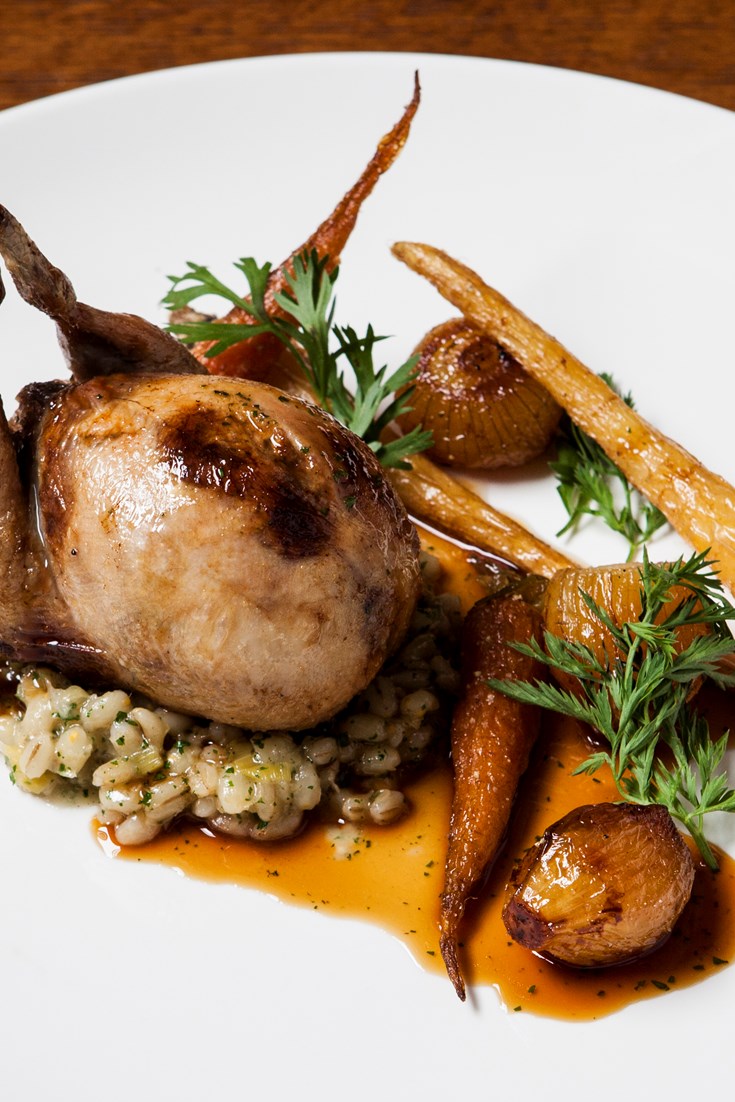 Stuffed Quail with Pearl Barley Recipe Great British Chefs