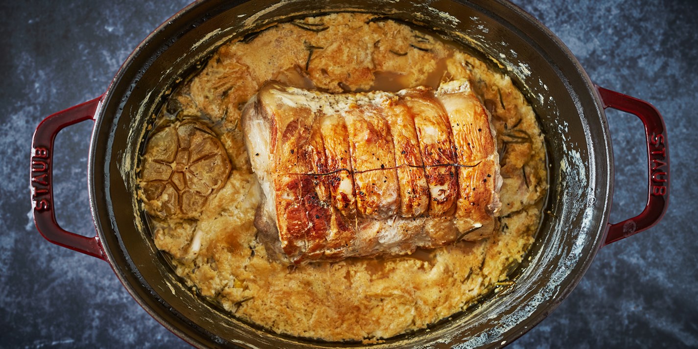 Pork Loin Braised In Milk Recipe (Maiale al Latte) Great Italian Chefs