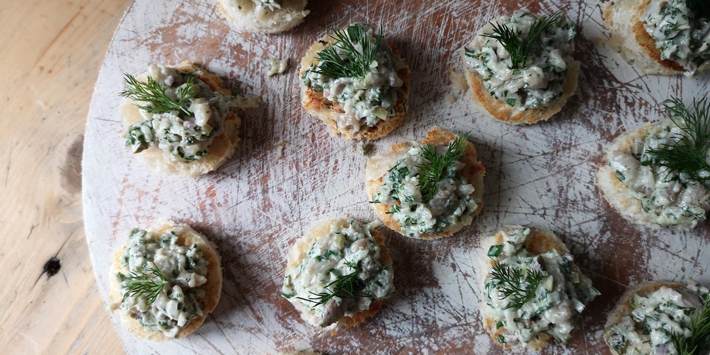 Mackerel Tartare Canapé Recipe Great British Chefs
