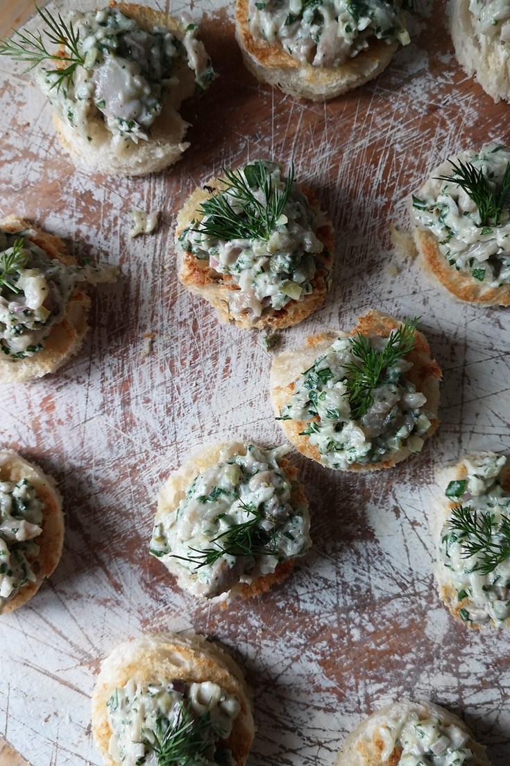 Mackerel Tartare Canapé Recipe - Great British Chefs