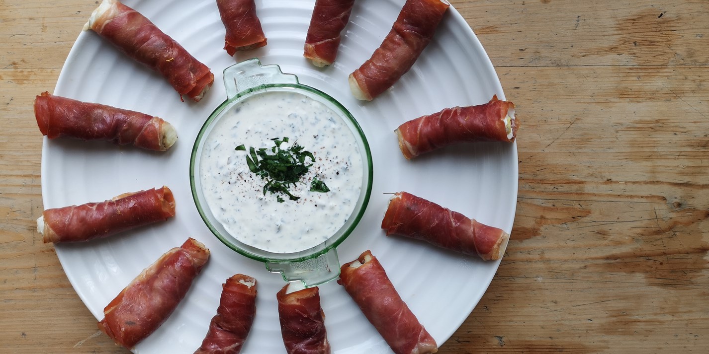 Monkfish and Parma Ham Canapé Recipe Great British Chefs