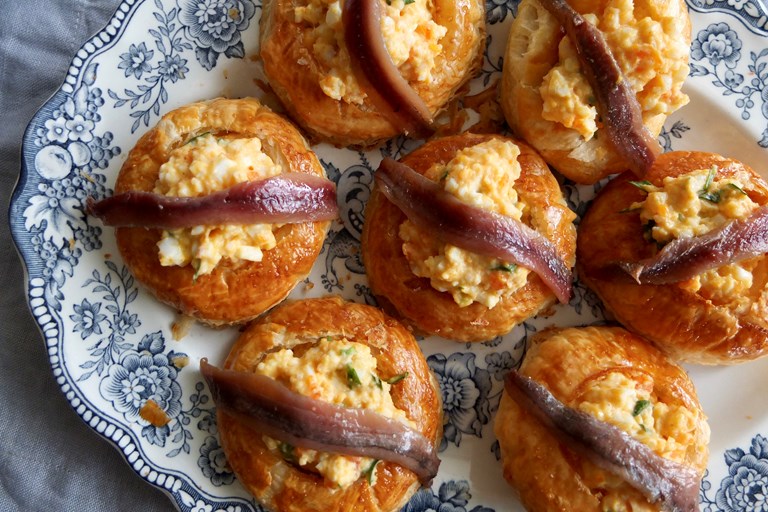 Egg and Anchovy VolauVent Recipe Great British Chefs