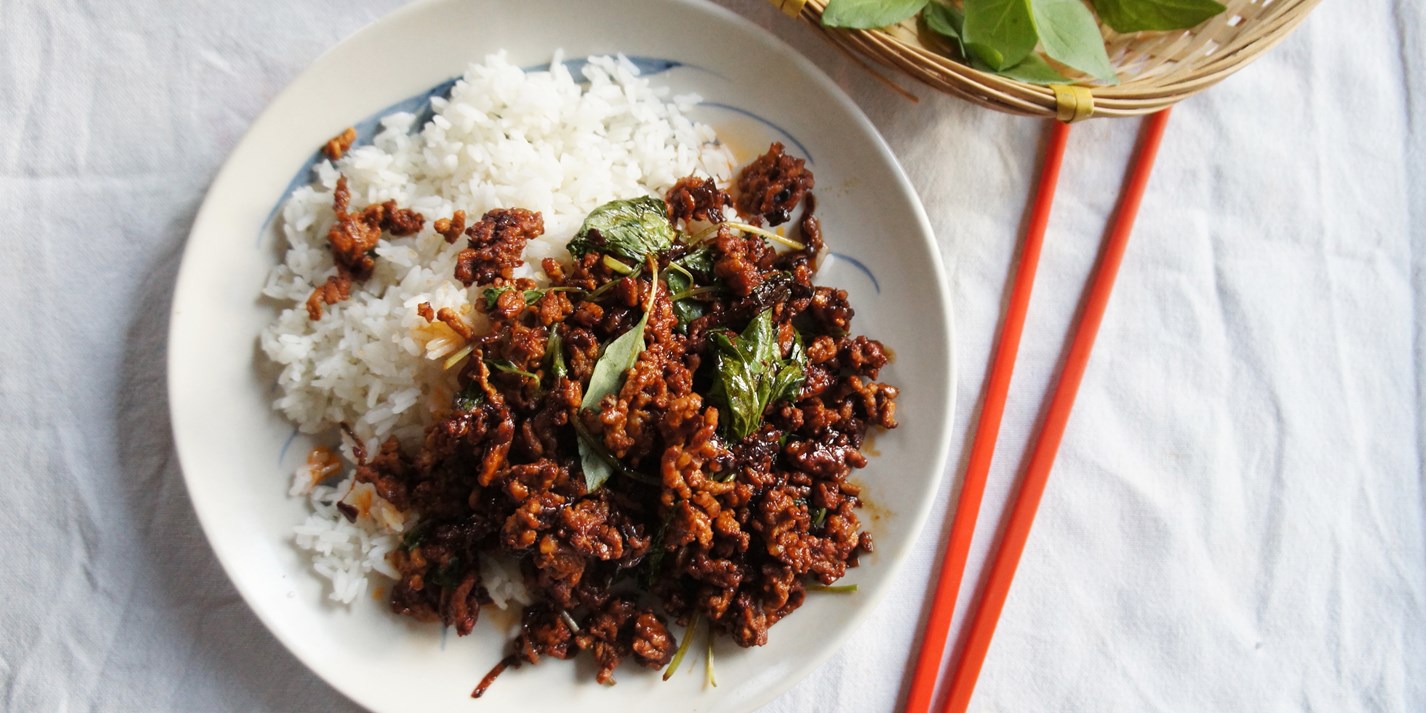 Stir-Fried Pork Mince with Oyster Sauce Recipe - Great British Chefs