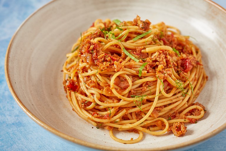 Vegan Cauliflower Mince Bolognese Recipe Great British Chefs