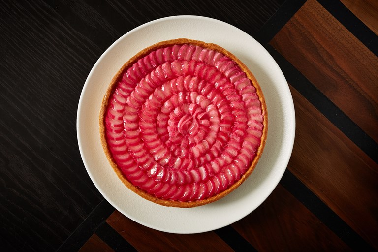 Rhubarb And Custard Tart Recipe Great British Chefs