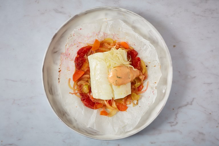 Steamed Haddock with Blood Orange Hollandaise Recipe Great British Chefs