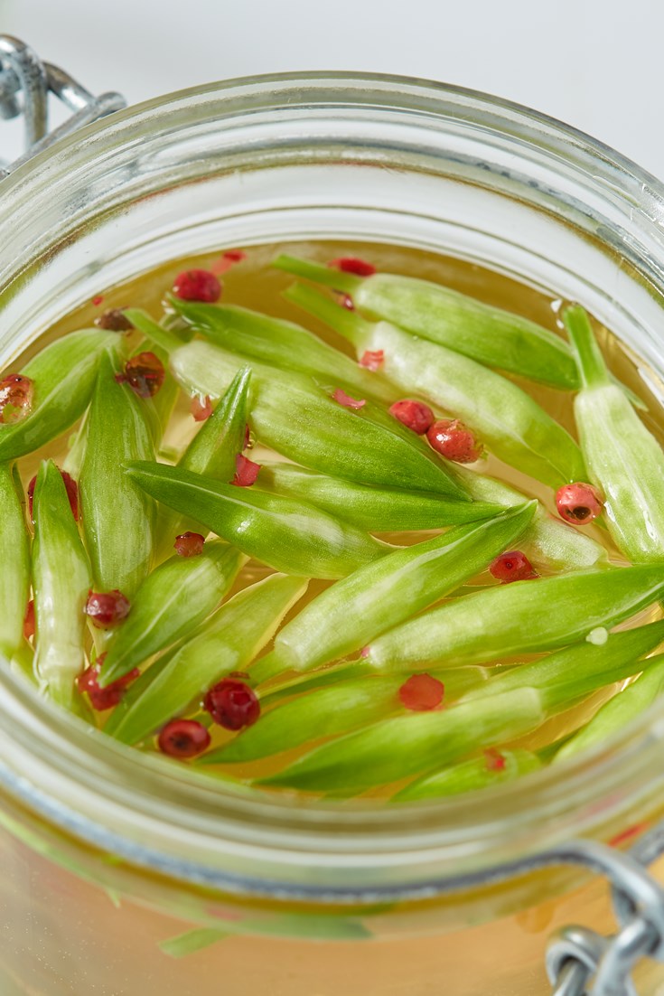 Pickled Wild Garlic Buds Recipe Great British Chefs