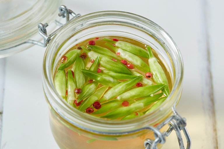 Pickled Wild Garlic Buds Recipe - Great British Chefs