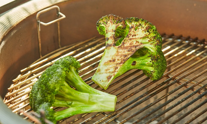 Barbecued Broccoli Recipe With Satay Sauce Great British Chefs