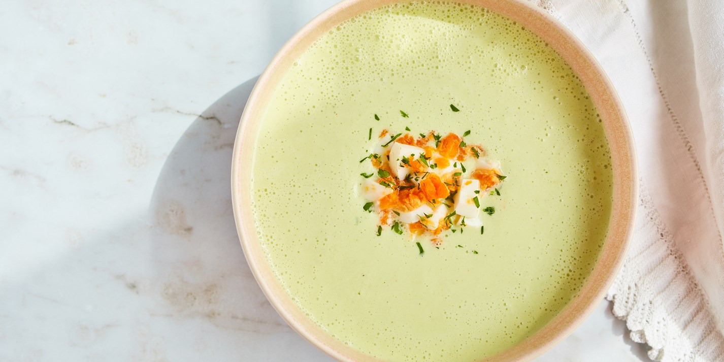 Chilled Cucumber and Lovage Soup Recipe Great British Chefs