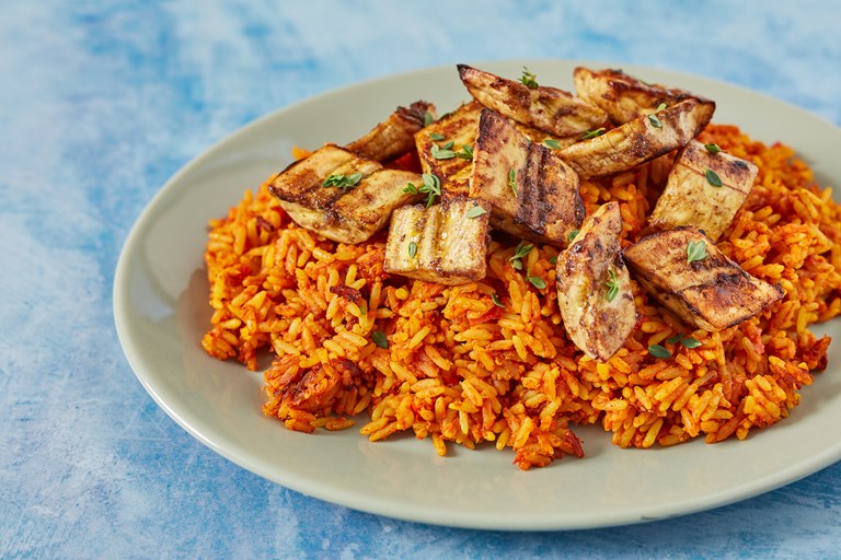 Jollof Rice With Kelewele Recipe Great British Chefs