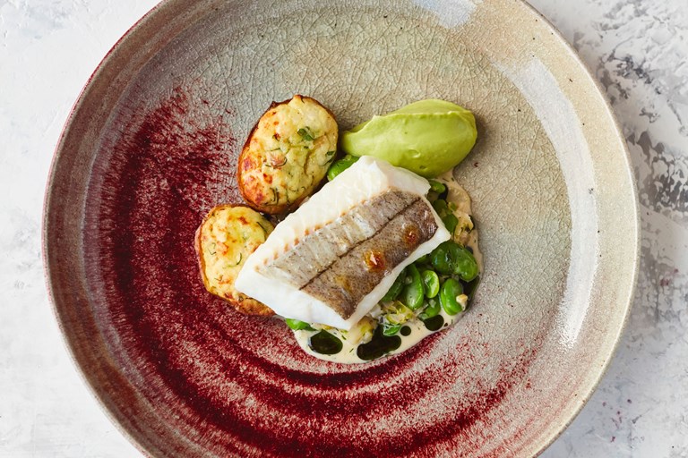Haddock, Broad Beans and Smoked Haddock Potatoes Recipe Great British