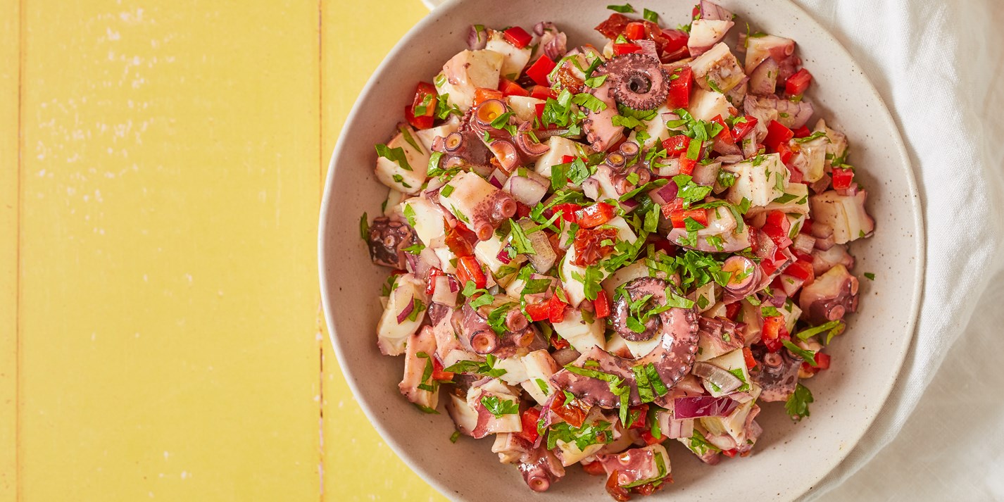 Portuguese Octopus Salad Recipe - Great British Chefs