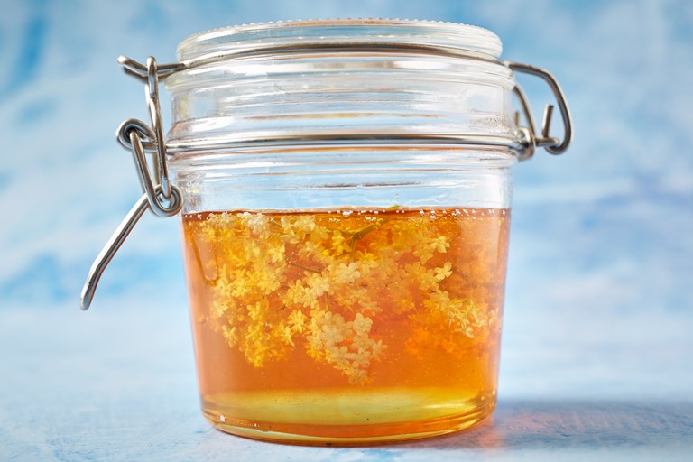 Elderflower honey