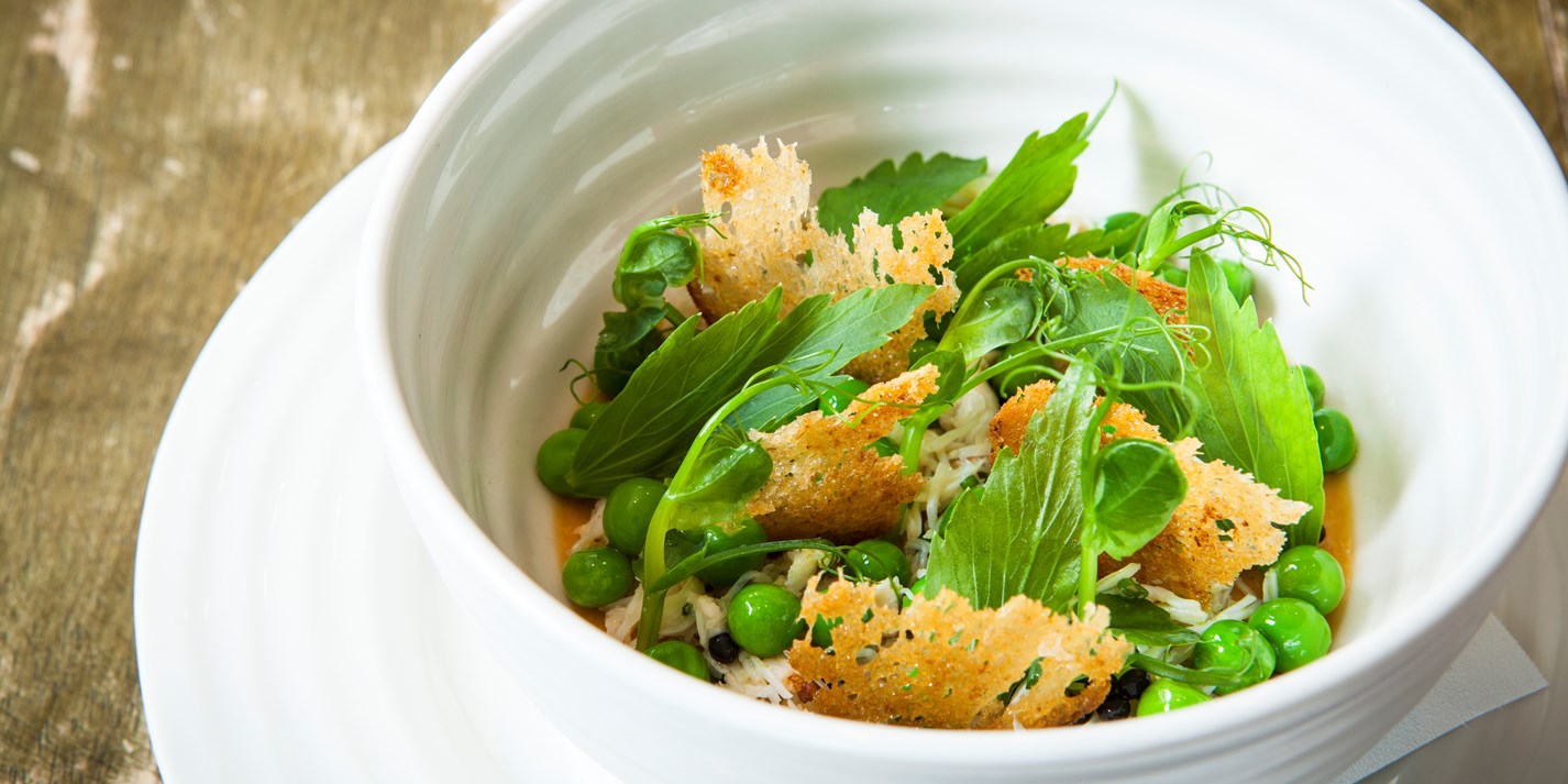 Crab Royale Recipe with Peas Great British Chefs