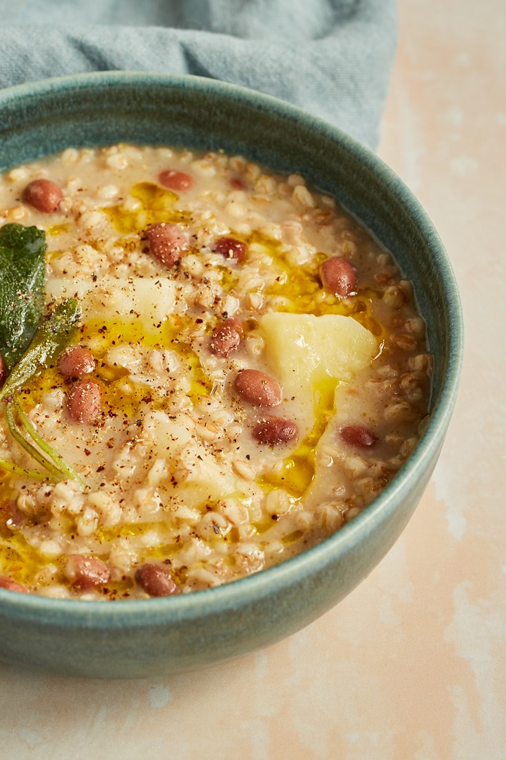Farro and Borlotti Bean Soup Recipe - Great Italian Chefs