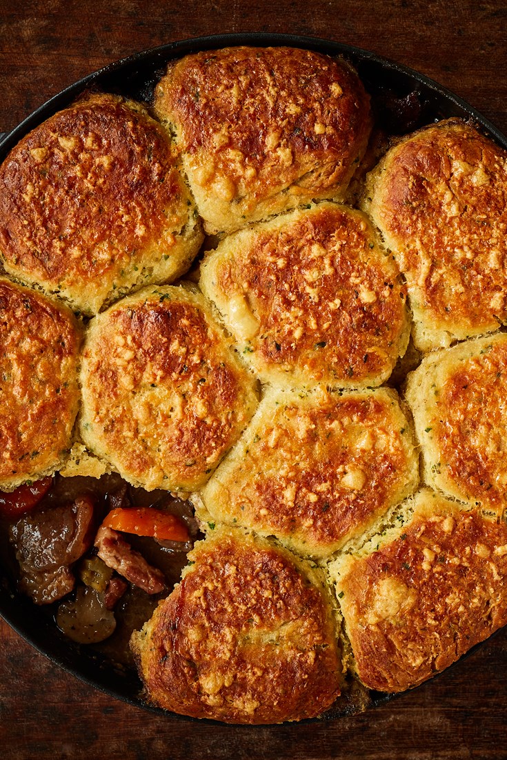 Beef Cobbler with Le Gruyère AOP Scones Recipe Great British Chefs