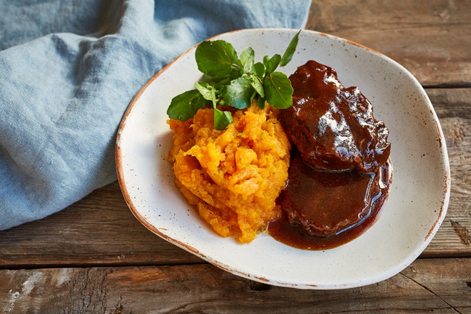 Beef Fillet With Sous Vide Featherblade Recipe Great British Chefs 