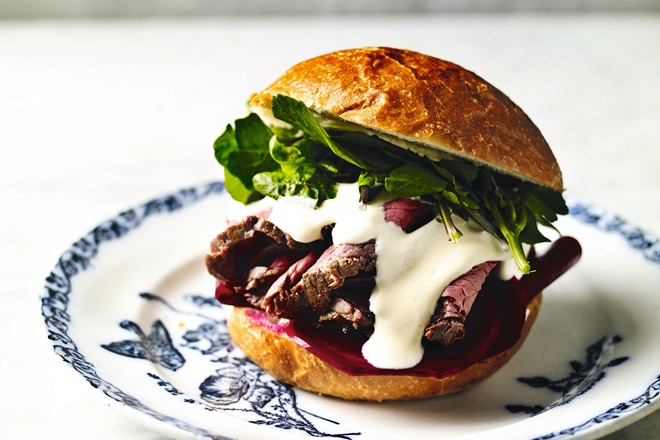 Onglet Steak Recipe with Horseradish Cream - Great British ...