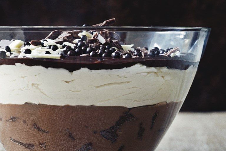 Four Chocolate Trifle Recipe Great British Chefs