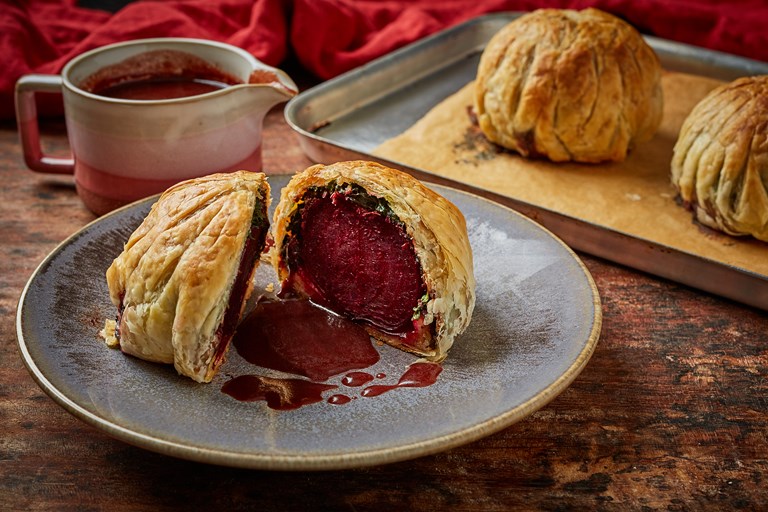 Vegan Beetroot Wellington Recipe Great British Chefs