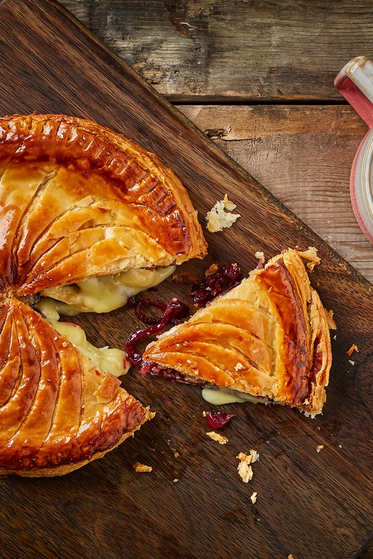 Brie, Cranberry and Red Onion Pithivier Recipe Great British Chefs