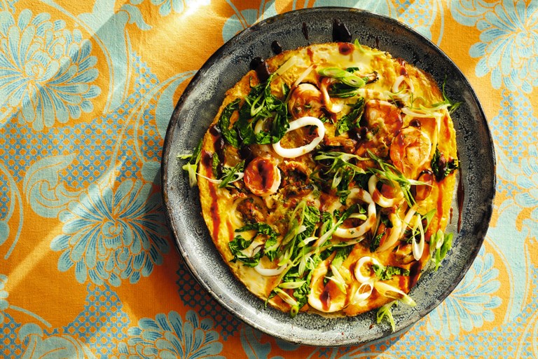 Taiwanese-style Seafood Pancake Recipe - Great British Chefs
