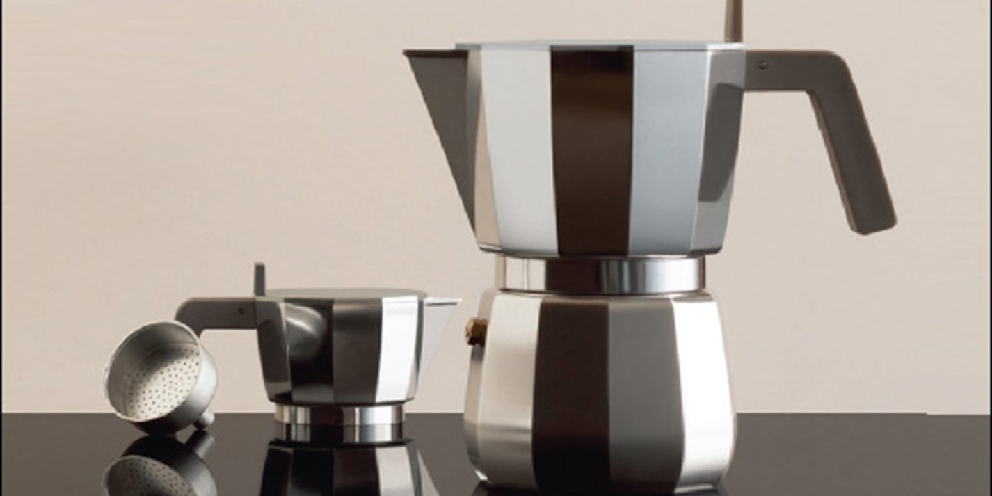 Win a six cup Alessi espresso maker Great Italian Chefs