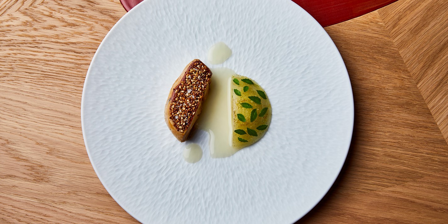 Foie Gras with Melon, Sansho and Lime Recipe Great British Chefs