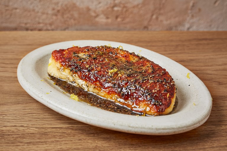 Halloumi with Black Seed Honey Recipe Great British Chefs