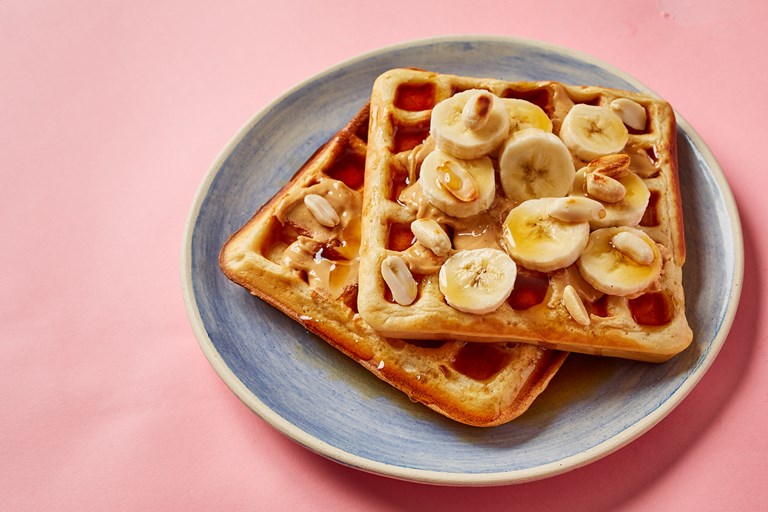 Peanut Butter Waffles Recipe Great British Chefs
