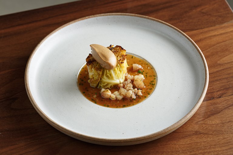 Braised Cabbage, Burnt Cream, Bordelaise Sauce Recipe Great British Chefs