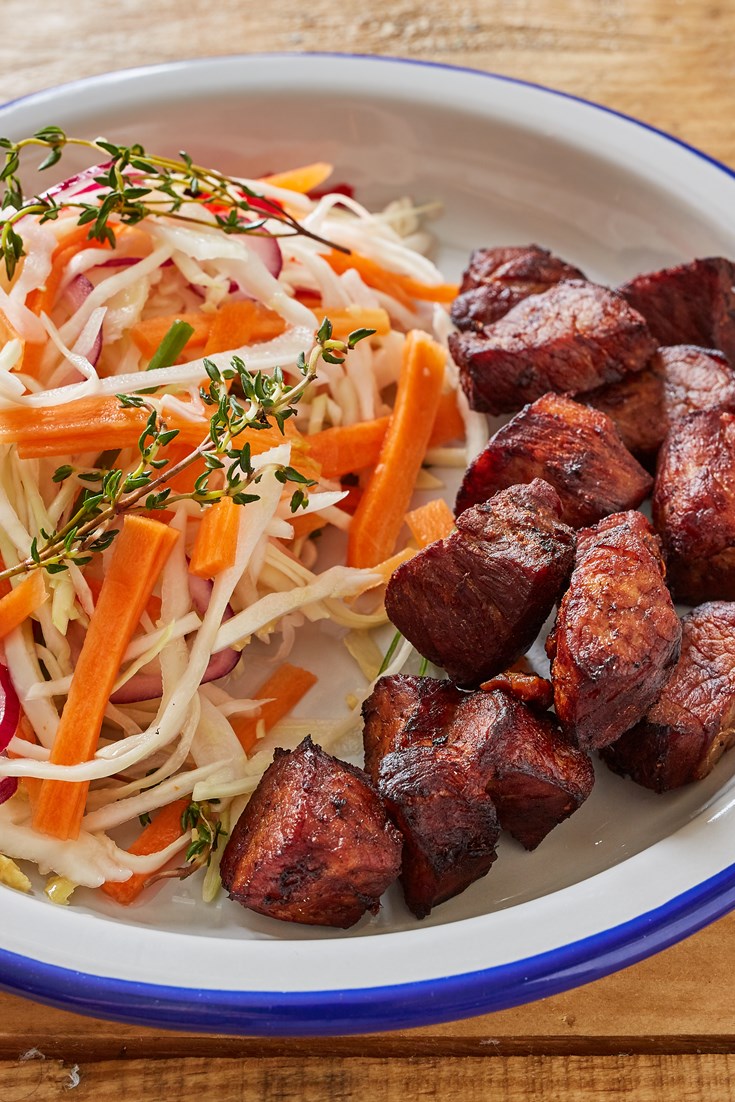 Haitian Griot With Pikliz Recipe Great British Chefs