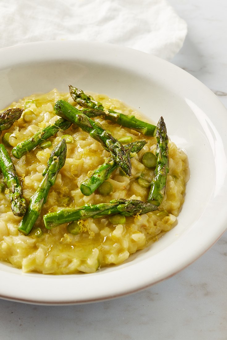 Asparagus Risotto Recipe - Great British Chefs