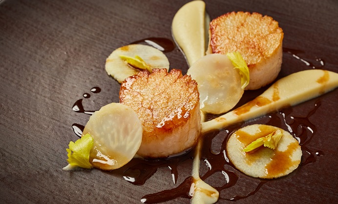 Scallops With Celeriac And Apple Recipe - Great British Chefs