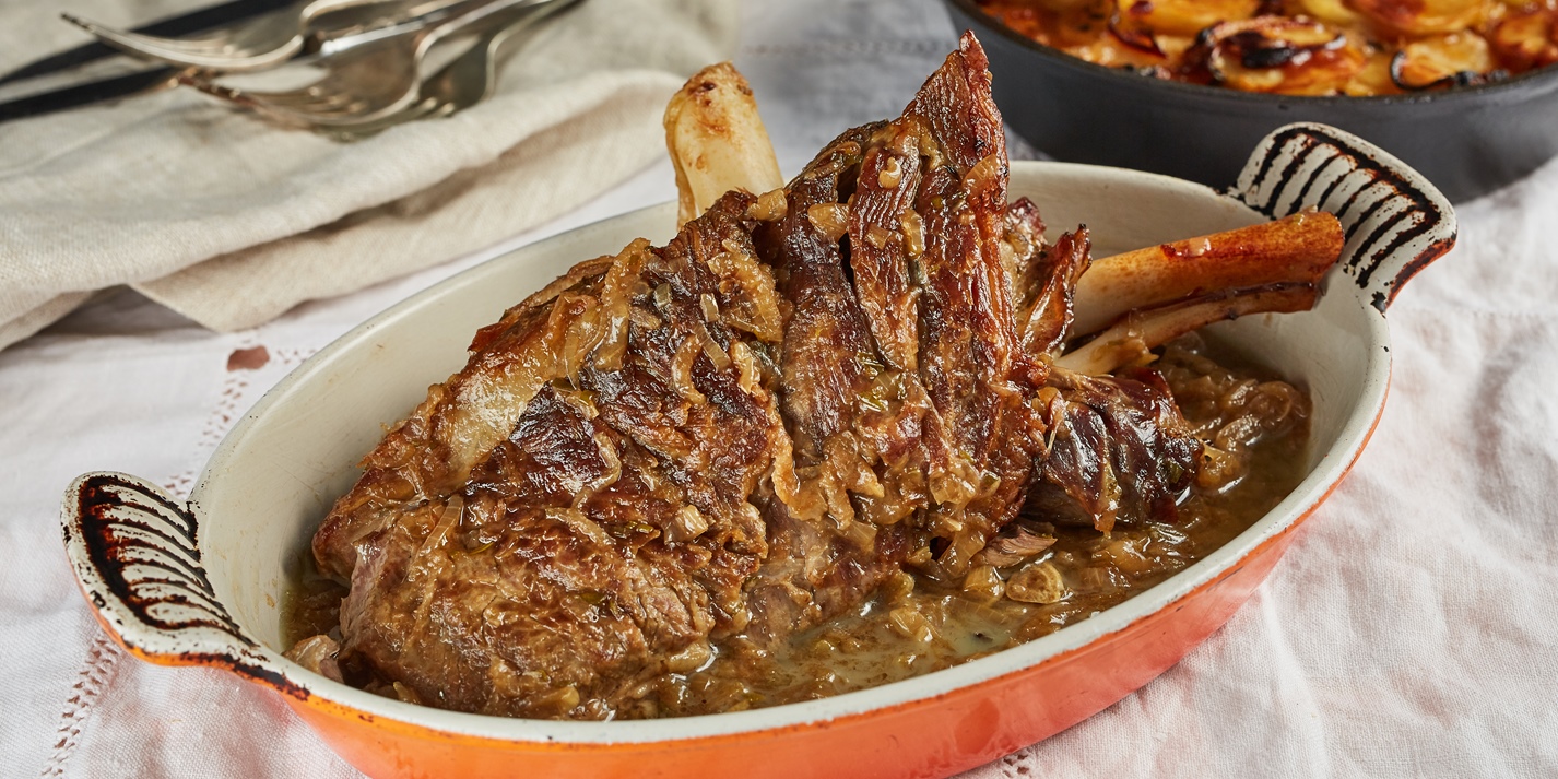 Lamb Shoulder Braised in Vinegar and Anchovies Recipe Great British Chefs