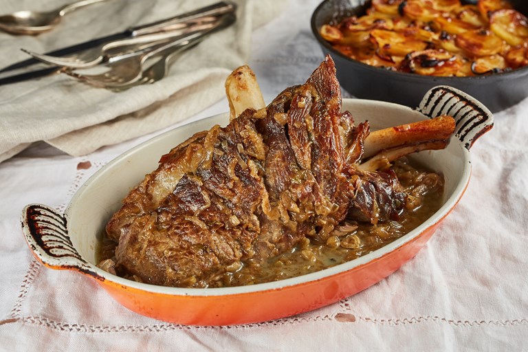 Lamb Shoulder Braised in Vinegar and Anchovies Recipe Great British Chefs