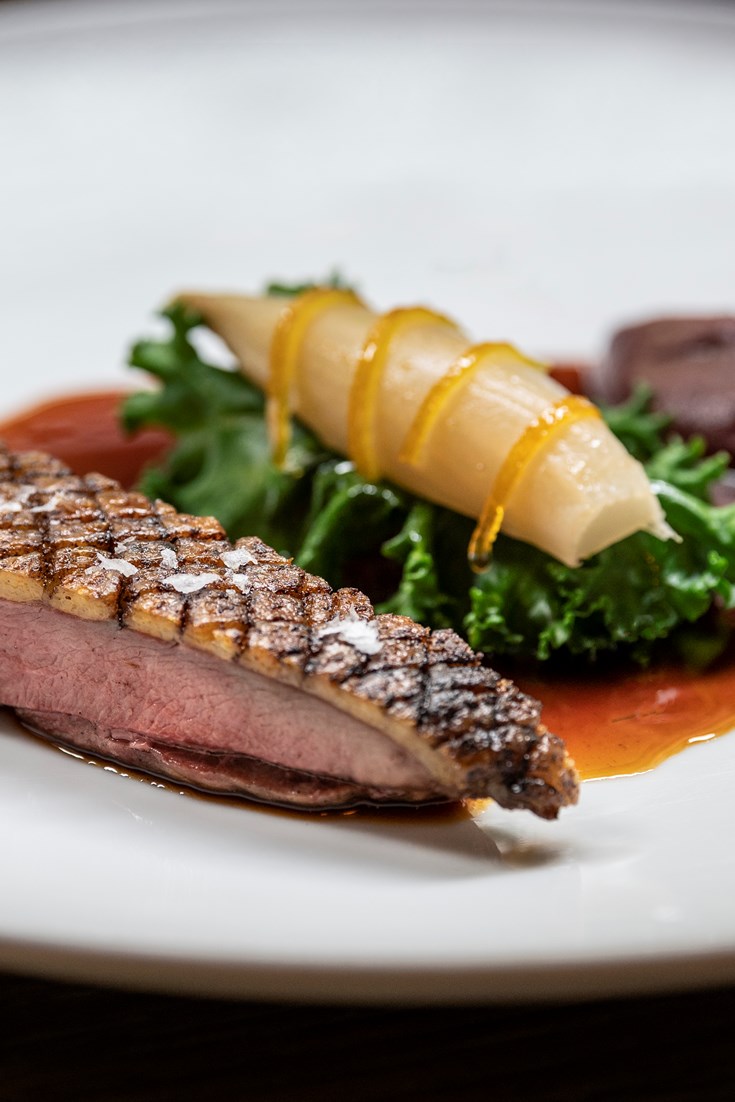 Duck with Quince, Endive and Candied Orange Recipe Great